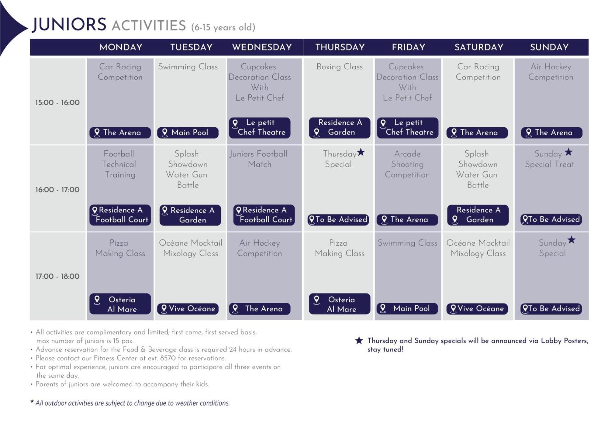 Hyatt Regency Danang Resort And Spa Exterior foto A typical timetable for a boarding school